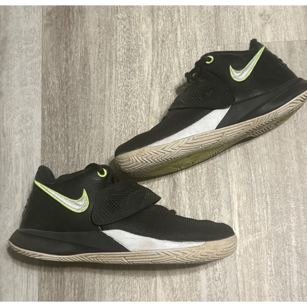 Nike Kyrie 6 Black Neon Lime Kids Basketball Shoes BQ5621-001 Size 2Y